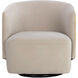 Sarina Meg Taupe / Meg Gold Swivel Lounge Chair, Swivel